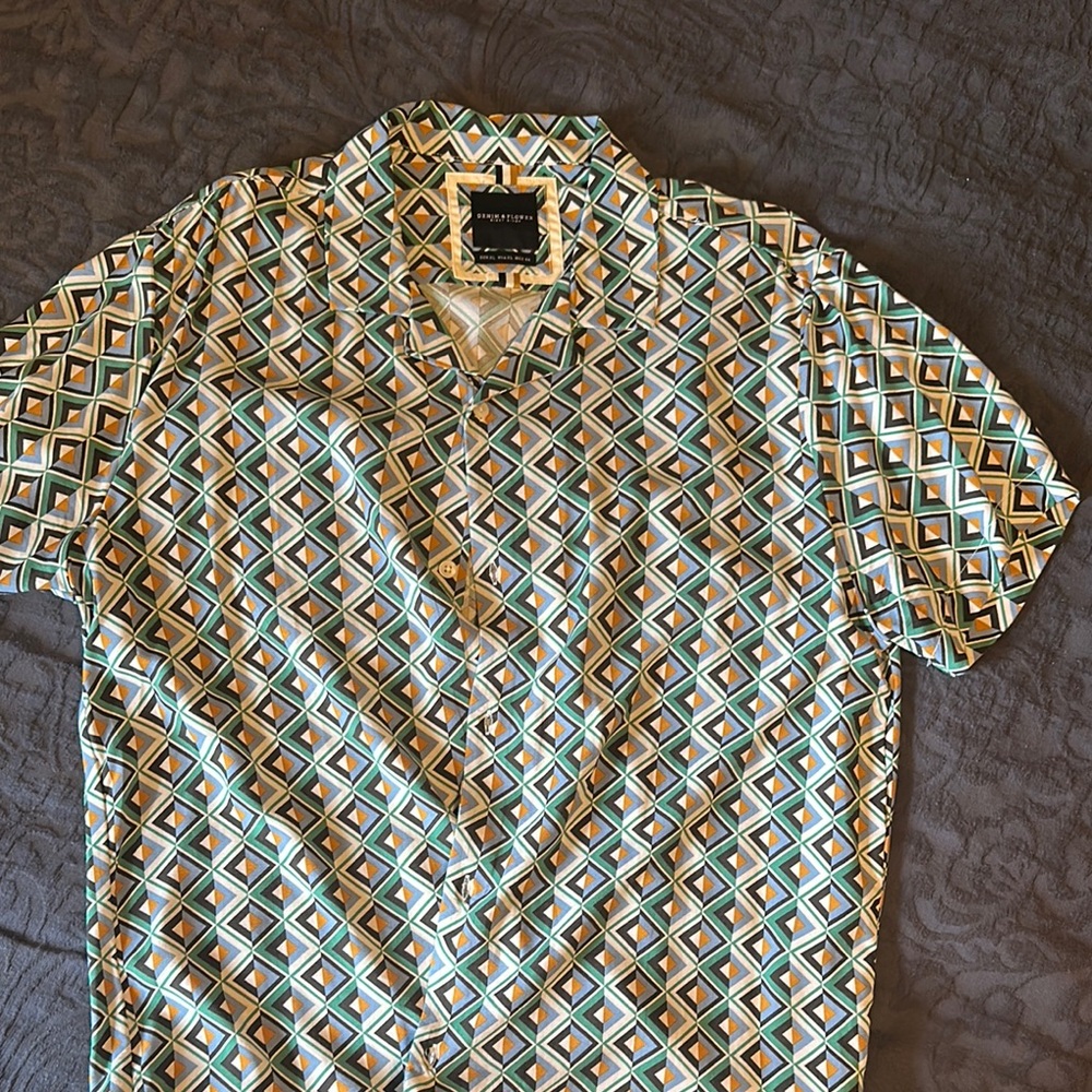 Geometric Patterned Shirt